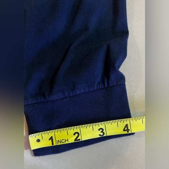 Vtg POLO by Ralph Lauren Men Green Crewneck Long Sleeve Tee Sz L Bleecker Deer - Picture 6 of 16